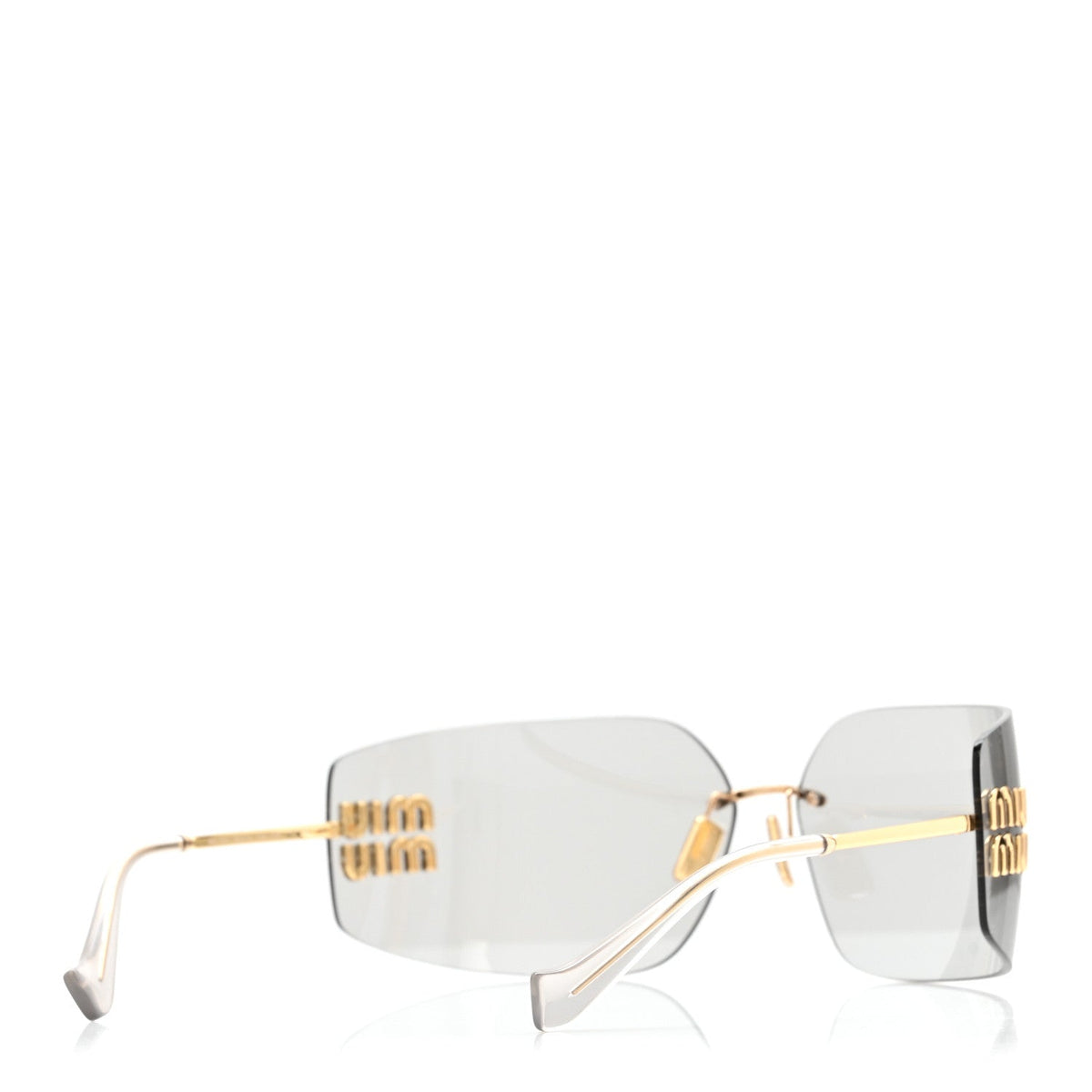 Metal Aube Sunglasses SMU54Y Light Gray