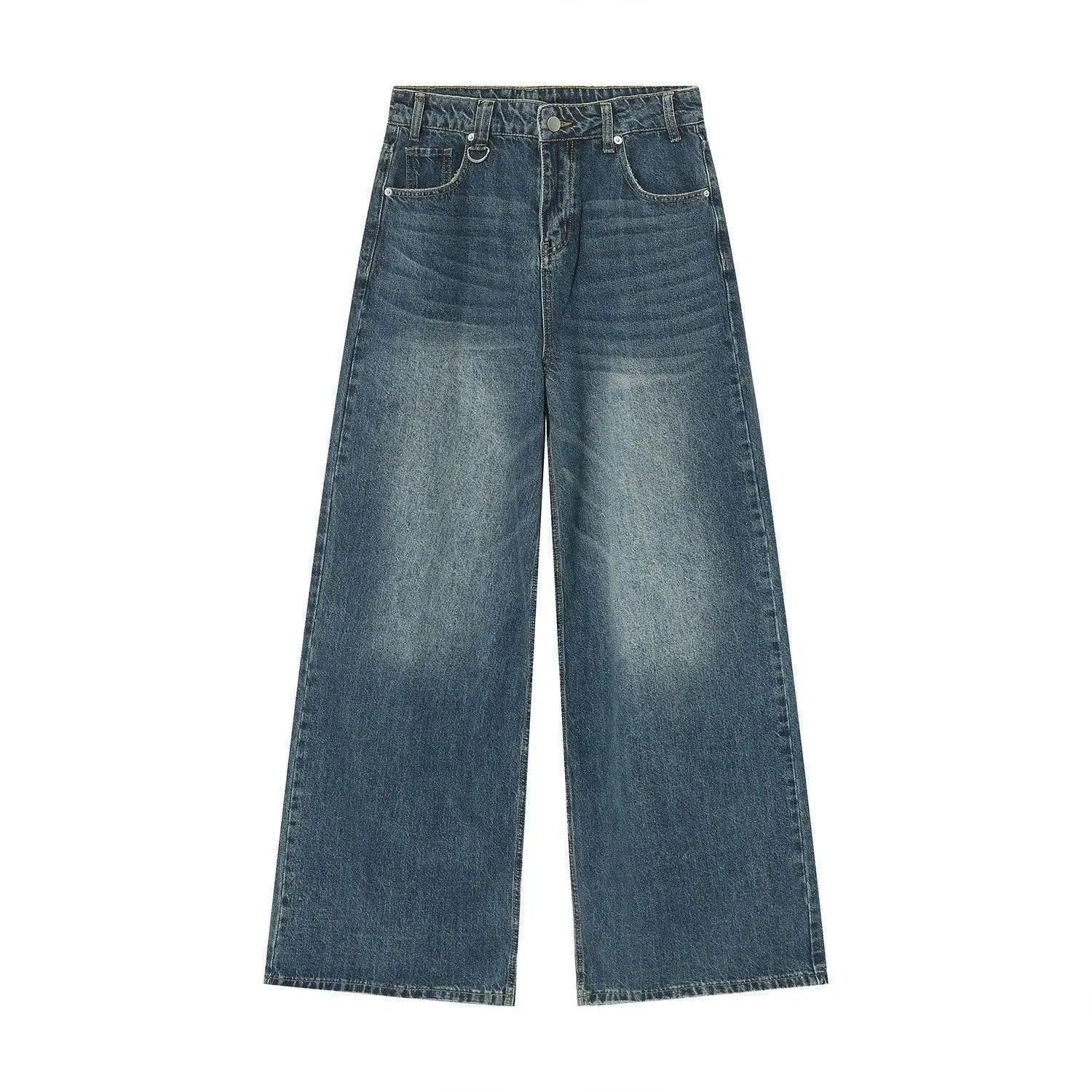 Baggy Black Washed Denim Jeans