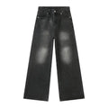 Baggy Black Washed Denim Jeans