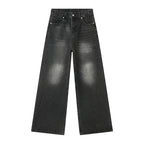 Baggy Black Washed Denim Jeans