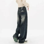 Baggy Dark Wash High Waist Jeans