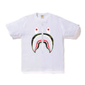 BAPE 1st Camo Shark Tee White Green