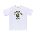 BAPE ABC Camo College Tee White