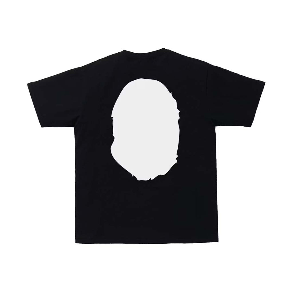 BAPE Bicolor Big Ape Head Tee Black