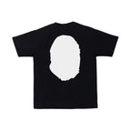BAPE Bicolor Big Ape Head Tee Black