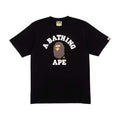 BAPE College Tee Black Brown Head