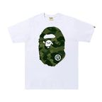 BAPE Color Camo Big Ape Head Tee White/Green