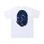 BAPE Color Camo Big Ape Head Tee 'White/Navy'