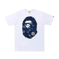 BAPE Color Camo Big Ape Head Tee 'White/Navy'