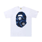 BAPE Color Camo Big Ape Head Tee 'White/Navy'