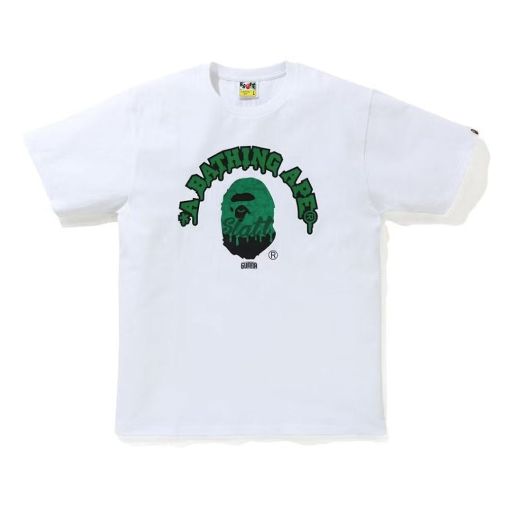 Bape Gunna White Green Tee Slatt
