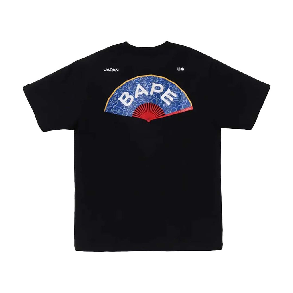 BAPE Japanese Fan Tee Black
