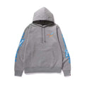BAPE Moon Japan Ape Head Pullover Hoodie Grey