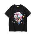 Bape Multi Camo Splatter Black Tee