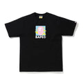 BAPE Multi-Color Print Tee Black