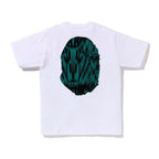 BAPE Speed Racer Big Ape Head Tee White Green