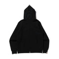 Bape Triple Black Shark Zip Up Hoodie