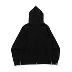Bape Triple Black Shark Zip Up Hoodie