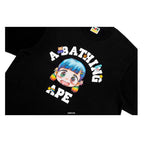BAPE x Mr. College Tee Black