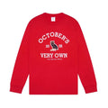 BAPE x OVO Collegiate Long Sleeve Tee Red