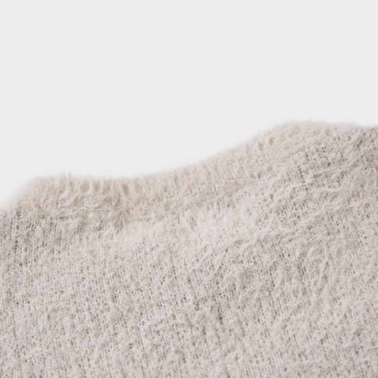 Oversized Y2K Knit Sweater