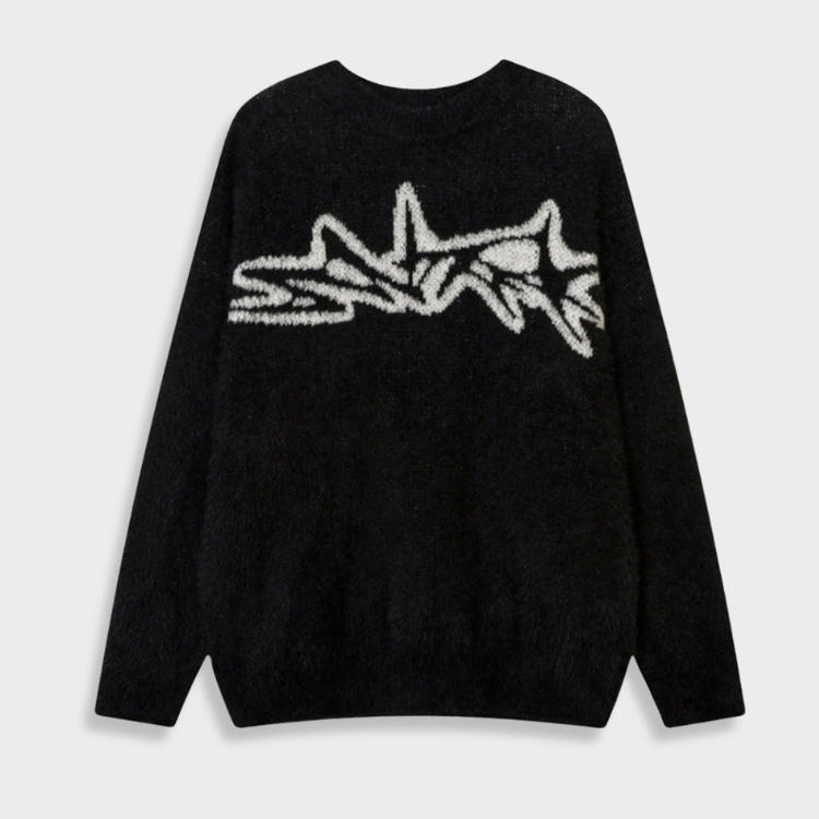 Oversized Y2K Knit Sweater