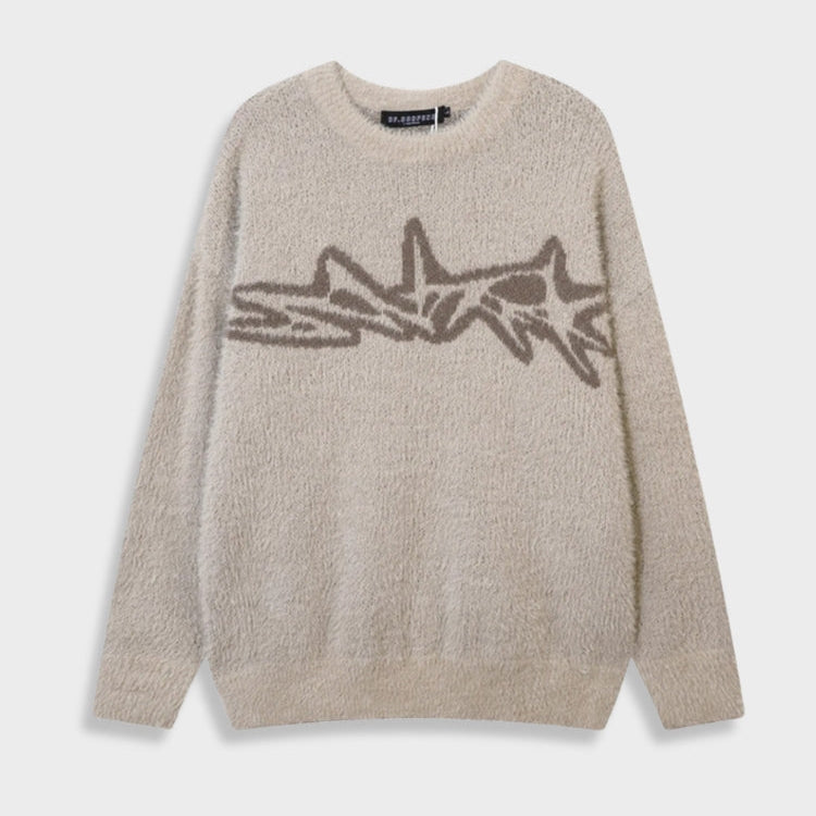 Oversized Y2K Knit Sweater
