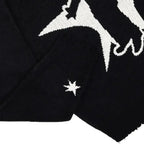 Oversized Knit Graphic Sweater