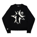 Oversized Knit Graphic Sweater