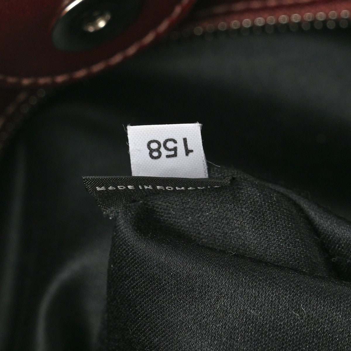Vitello Soft Shopping Tote Burgundy