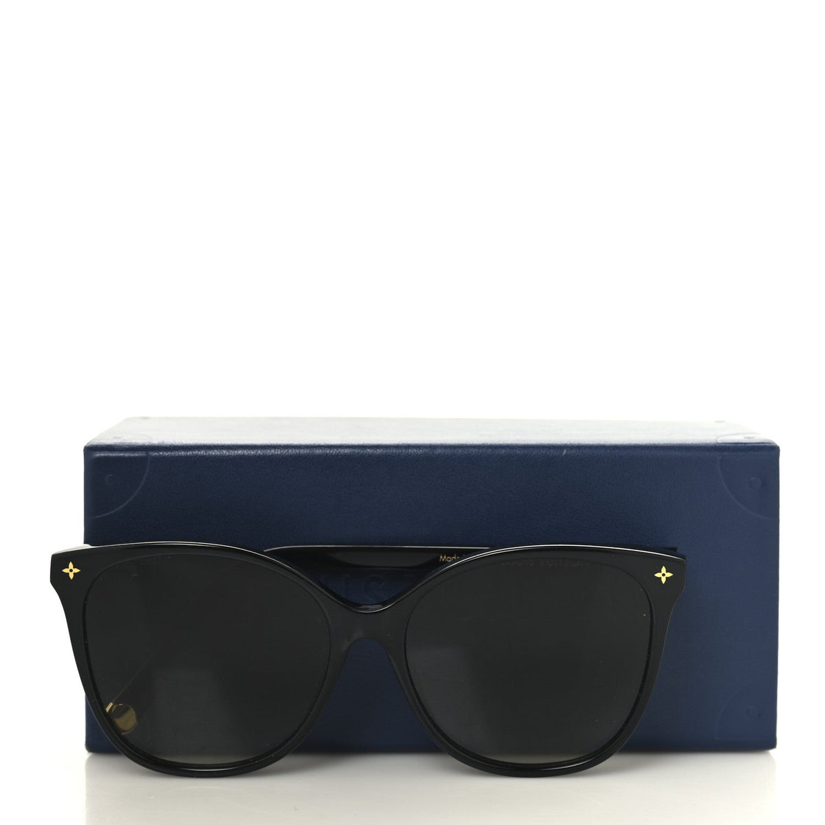 Acetate My Monogram Light Cat Eye Sunglasses Z1657E Black