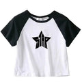 Y2K Star Crop Top