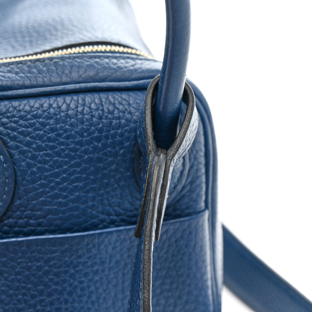 Taurillon Clemence Mini Lindy 20 Deep Bleu