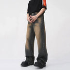 Distressed Baggy Wide Leg Jeans