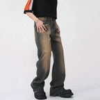 Distressed Baggy Wide Leg Jeans