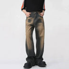 Distressed Baggy Wide Leg Jeans