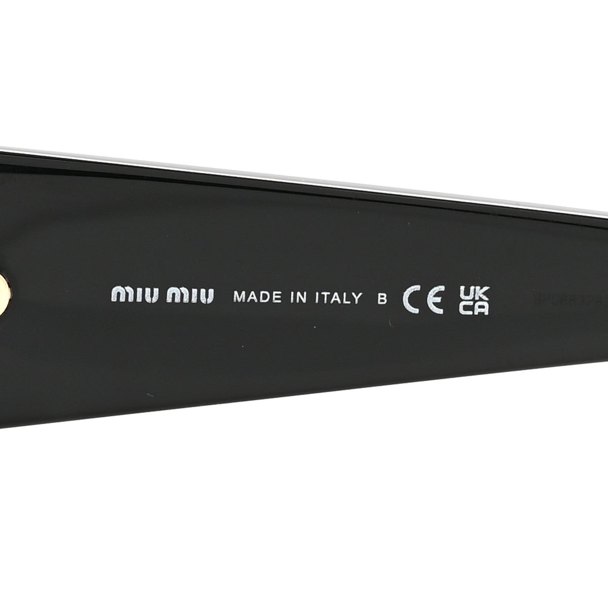 Acetate Cat Eye Sunglasses SMU 06Y Black Ardesia