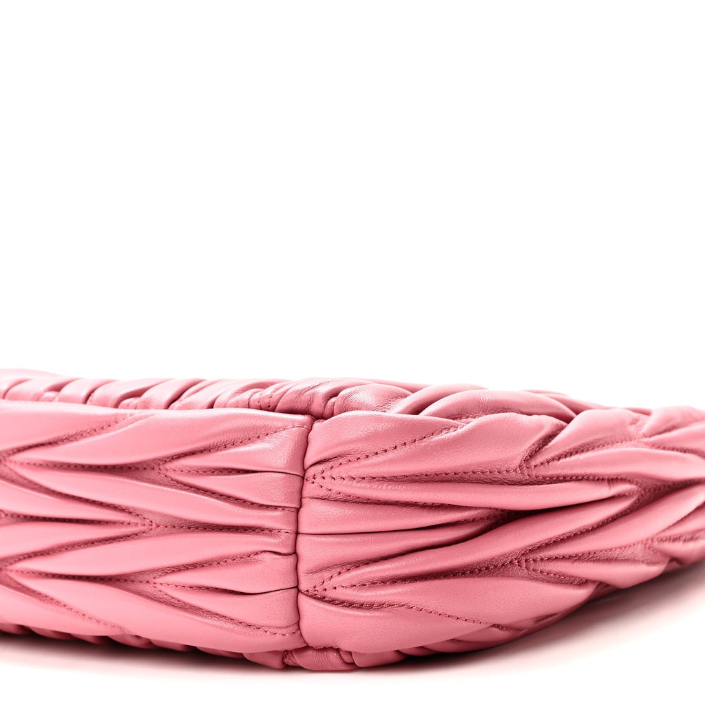 Nappa Matelasse Small Wander Hobo Pink