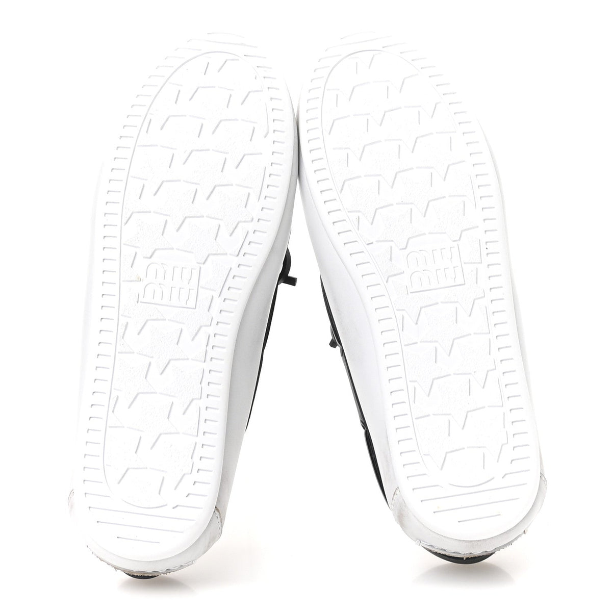 Vitello Deco Boat Loafers 37 White Black