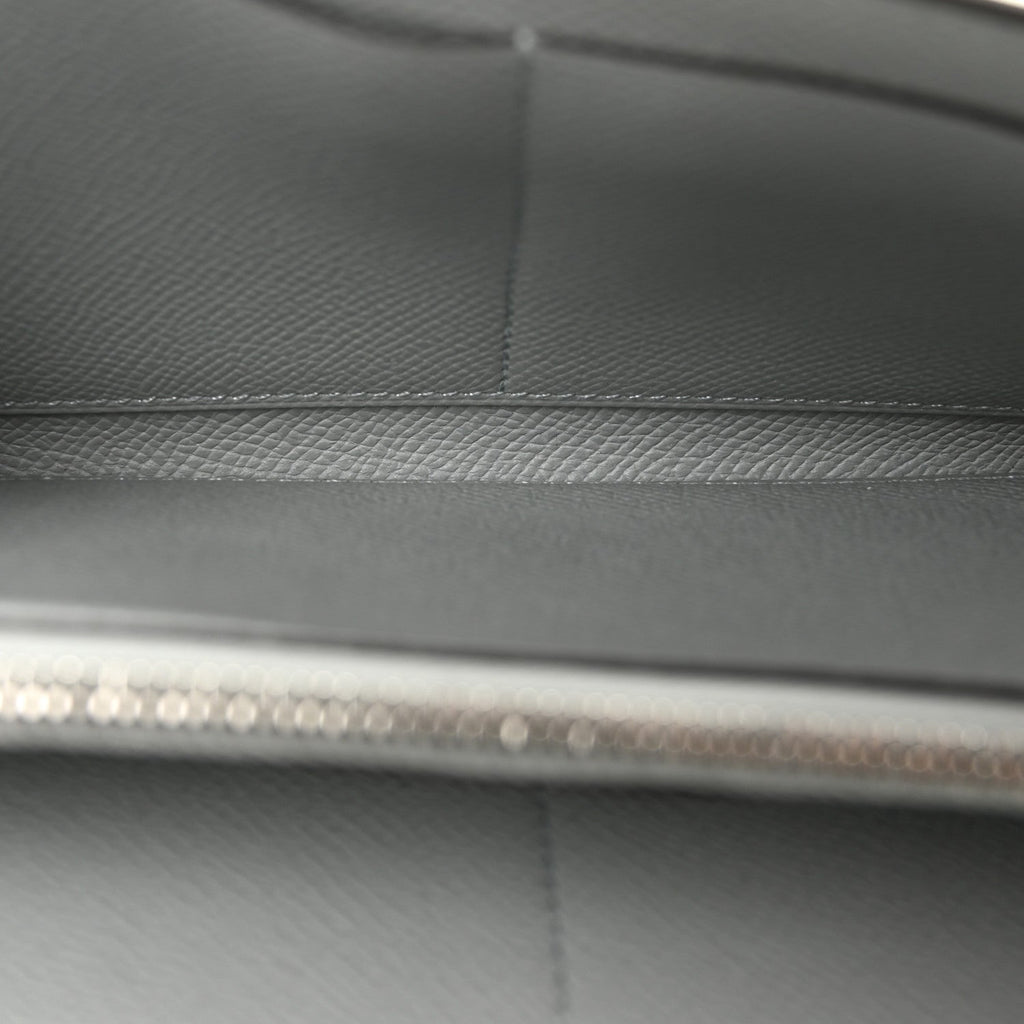 Epsom Kelly Wallet To Go Gris Pantin