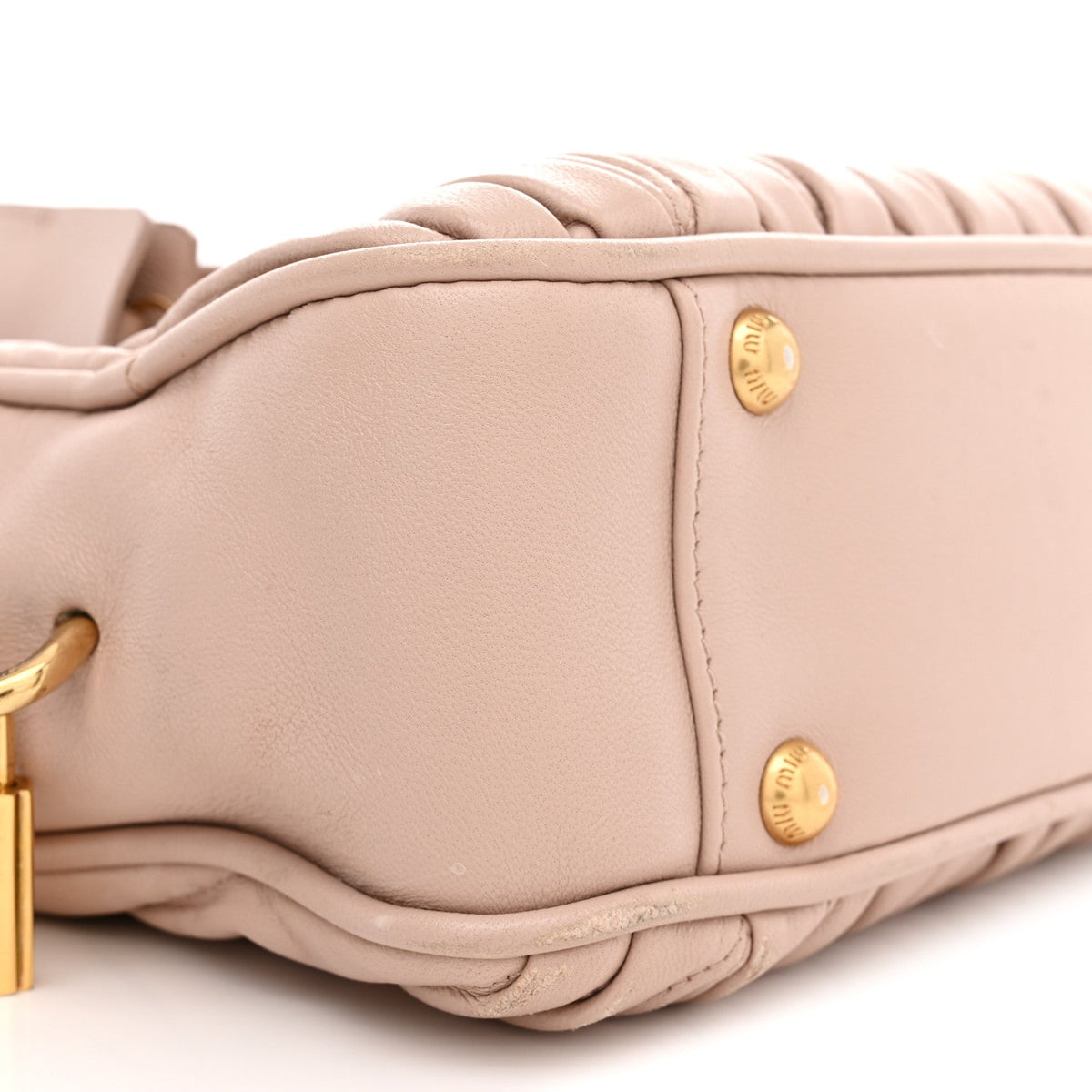Nappa Matelasse Arcadie Top Handle Bag Cameo Powder Pink