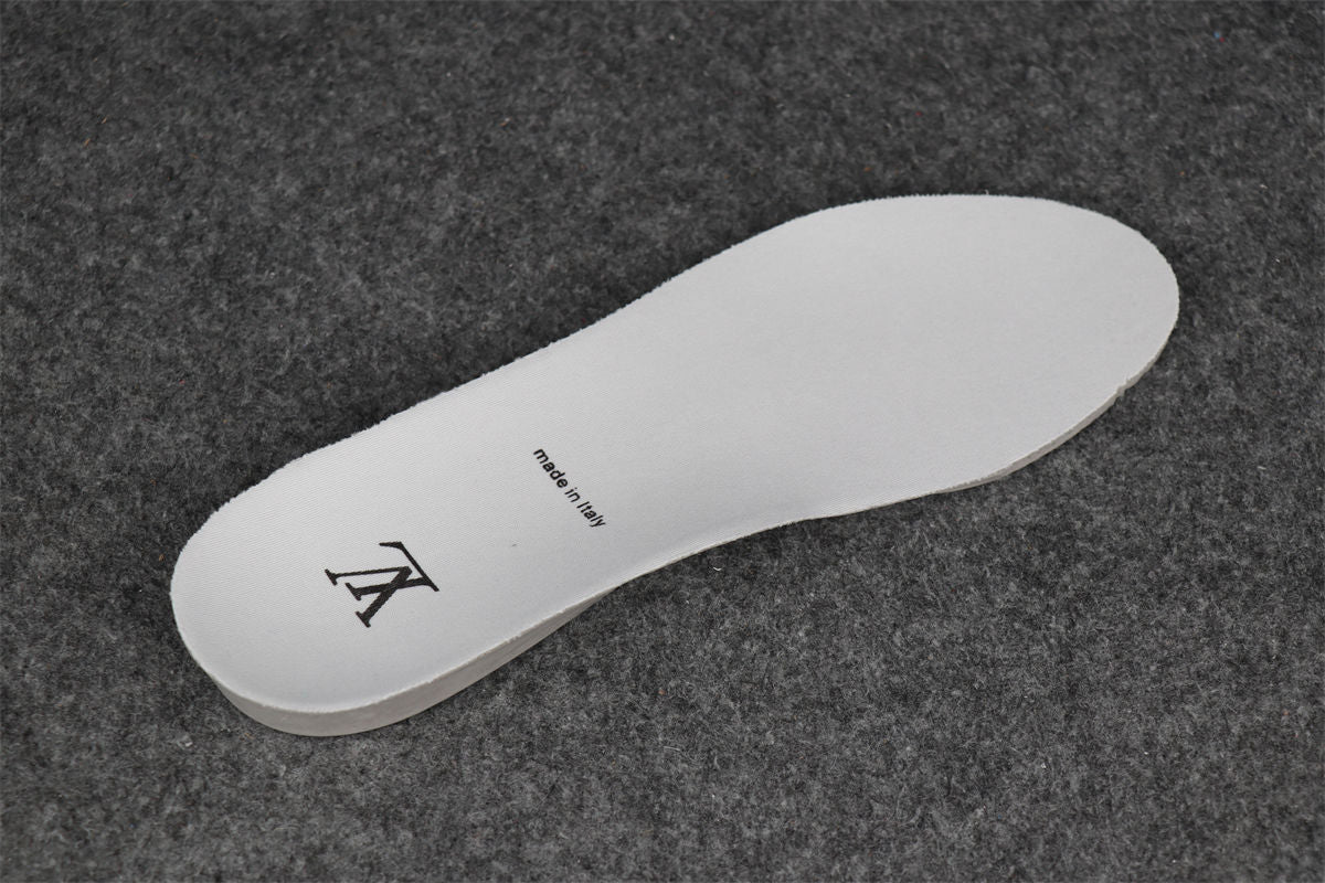 LV Trainer 'Embossed Monogram - Blue'
