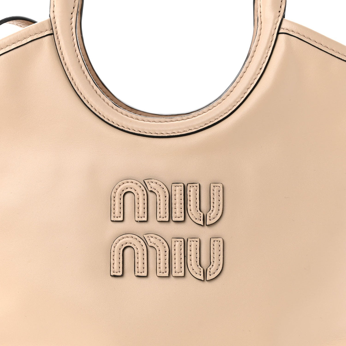 Soft Calf Softy Small Ivy Tote Bag  Travertine Stone