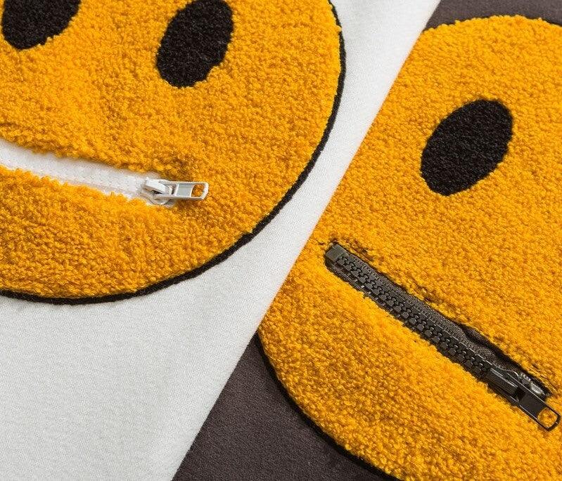Smiley Patch Hoodie
