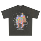 Oversized Atomic Graphic T-Shirt