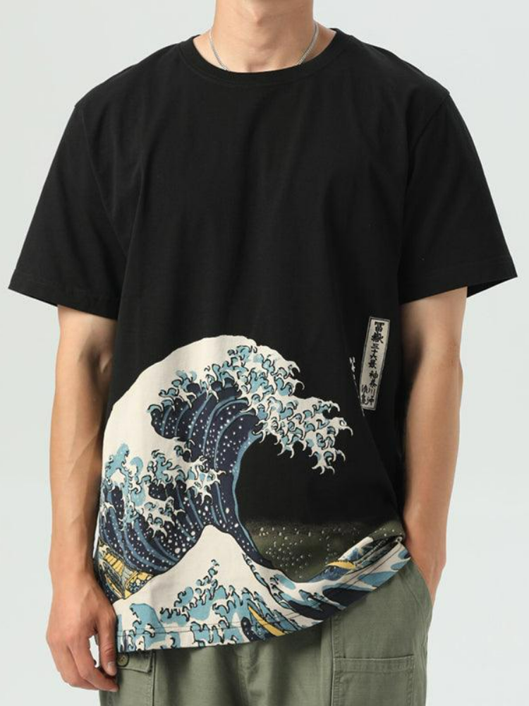 Great Wave Fitted Tee