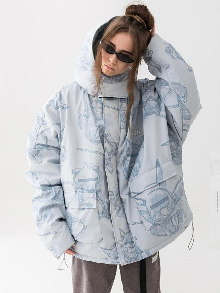 HARSH and CRUEL Blinded Monsters Parka Jacket