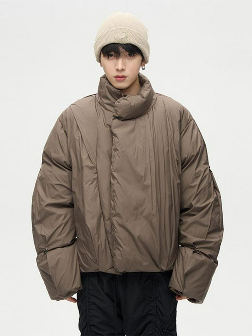 77F7GHT Overlapped Puffer Jacket