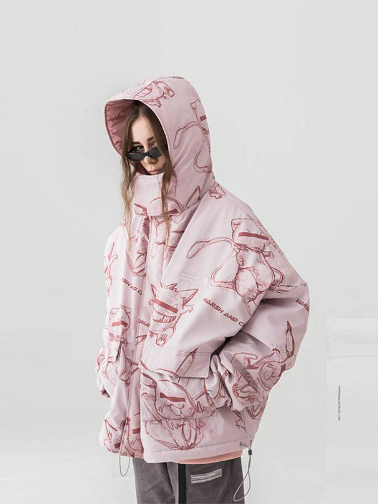 HARSH and CRUEL Blinded Monsters Parka Jacket