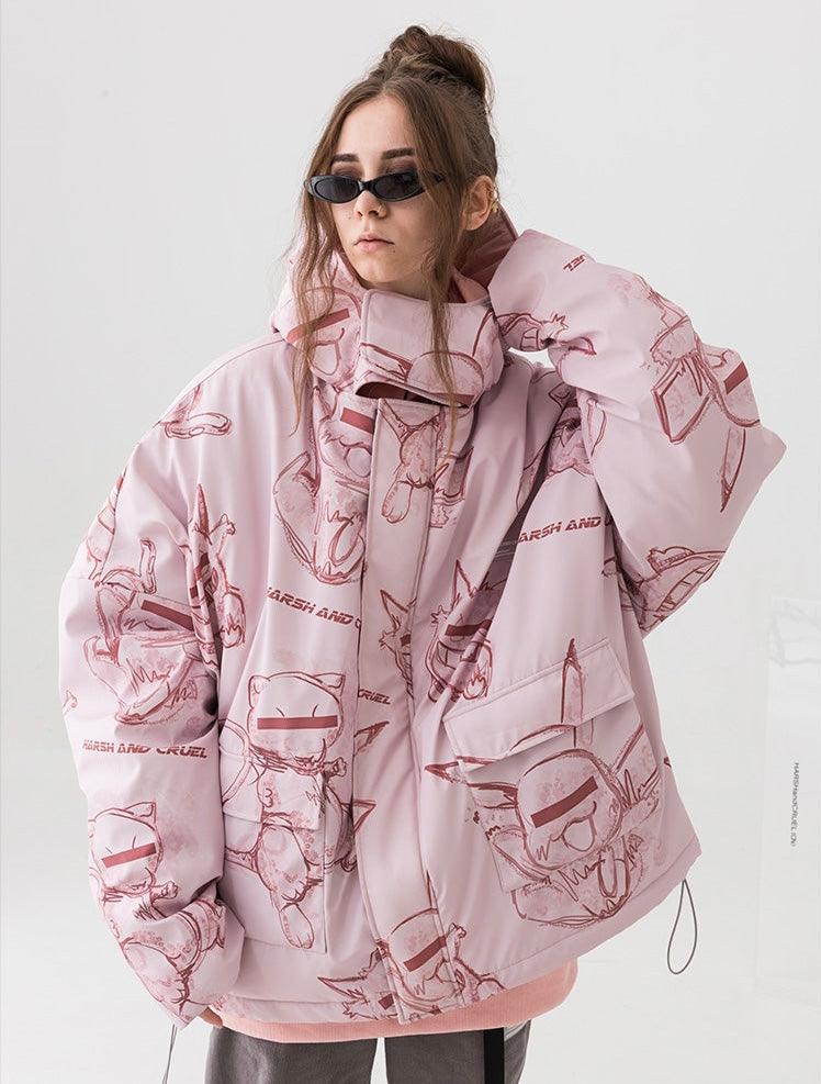 HARSH and CRUEL Blinded Monsters Parka Jacket